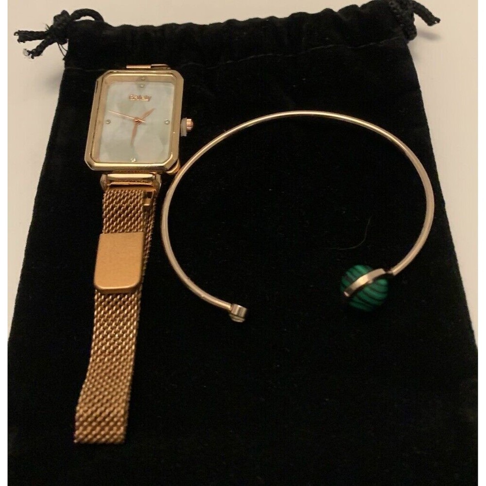 Gaiety Women Fashion Quartz Watch Bracelet Set Luxury Watches Rose Gold Mesh New